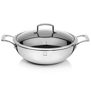 Teflon Wok aus Edelstahl von Sänger