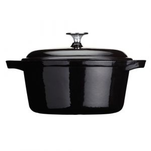 3. Kitchen Craft Gusseisen Schmortopf: der Runde