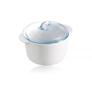Runde Cocotte aus Glaskeramik von Pyrex