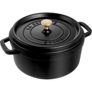 Runde Cocotte aus Gusseisen von Staub