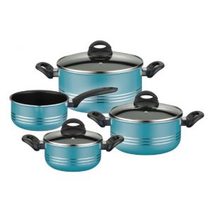 2. GSW Milano Color Kochtopf-Set türkis – für modebewusste Anfänger und Hobbyköche