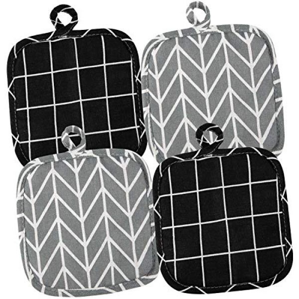 4er Set Topflappen